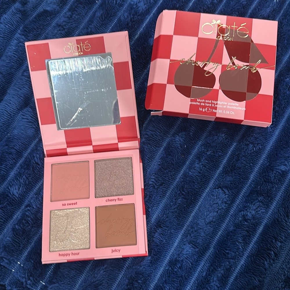 Ciaté London Cherry Bomb Blush and Highlighter Palette